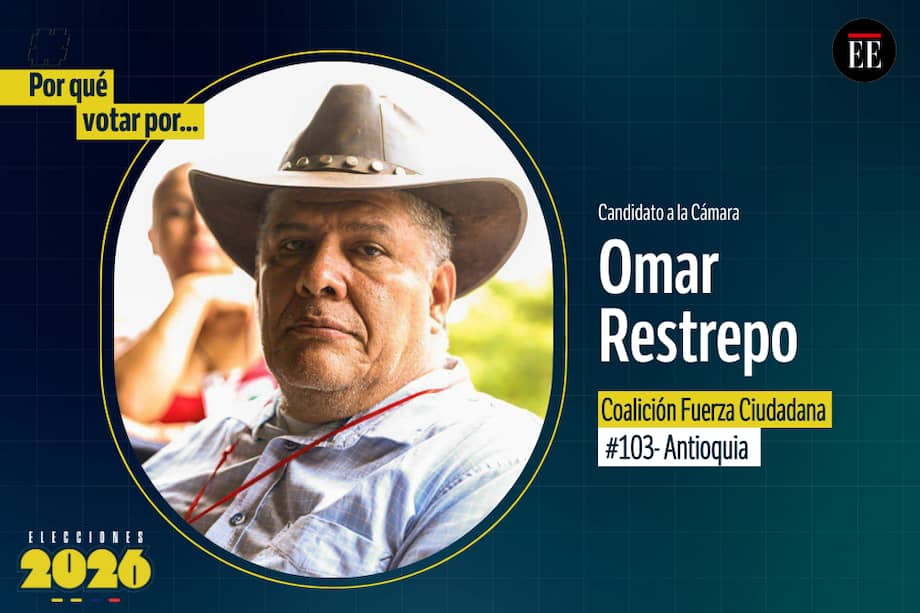 Omar Restrepo, candidato a la Cámara.