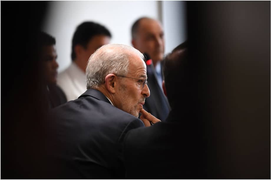 Leo Eisenband en la fallida audiencia de imputación. / Gustavo Torrijos-El Espectador