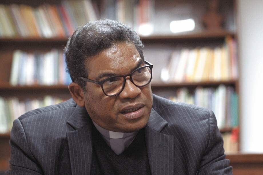 El sacerdote Rafael Castillo, nuevo director del Secretariado Nacional de Pastoral Social (SNPS). / Hanna Thiesing