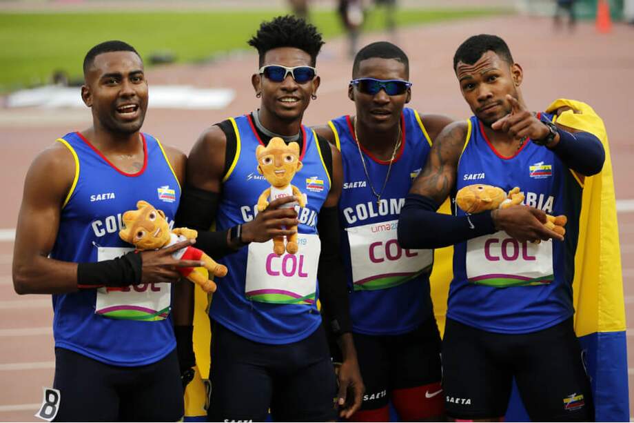 Jhon Perlazza, Diego Palomeque, Jhon Solís y Anthony Zambrano, cuarteto colombiano. / COC