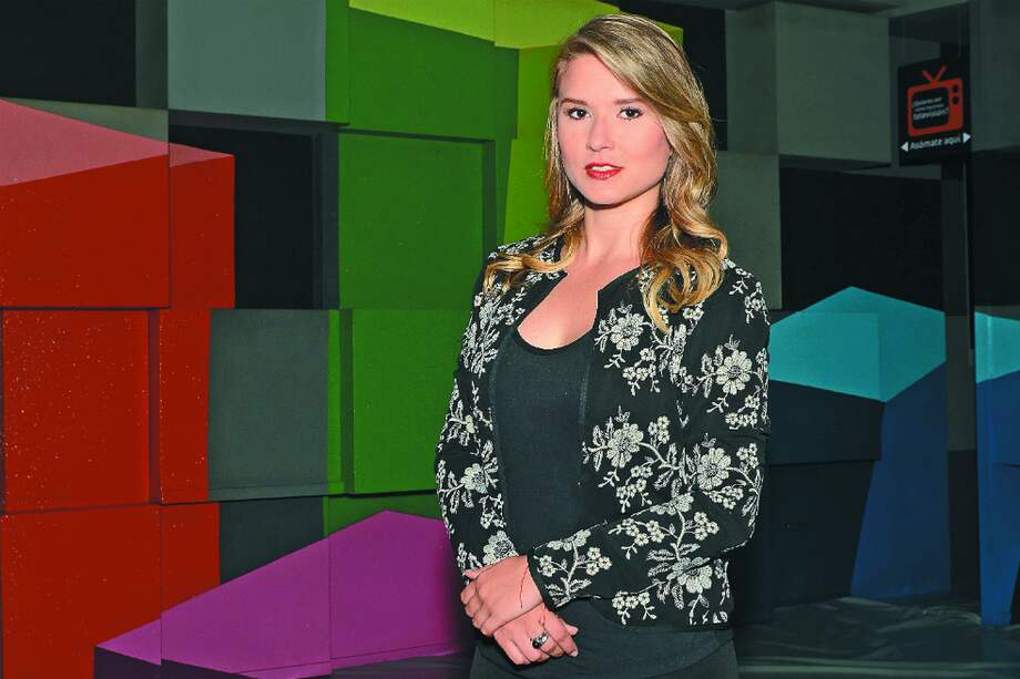 Vanesa Palacio trabajó en el programa “Federico cuenta con vos”, de la Alcaldía de Medellín y en el programa de “El Alargue” de Caracol Radio. / Luis Benavides