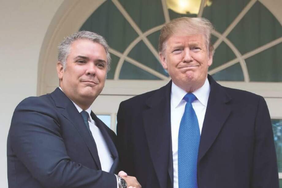 Iván Duque y Donald Trump se reunieron en Washington a comienzos de 2019. / EFE