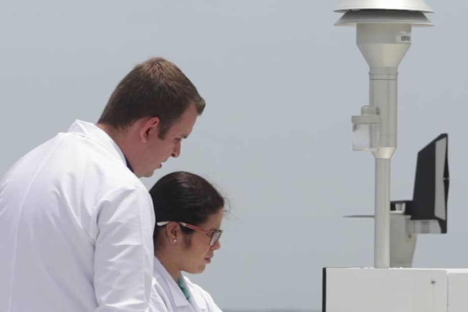 En Barranquilla no había registro de calidad del aire. El objetivo de los investigadores es recopilar información y poder prevenir enfermedades. / Cortesía