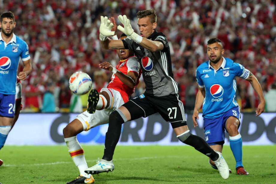 Nicolás Viknois llegó al equipo capitalino en enero de 2015 y se consagró campeón en el segundo semestre de 2017. / EFE