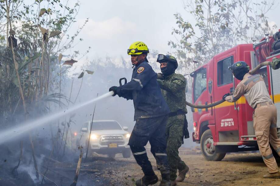 Según la UNGRD, 15 personas han sido evacuadas: una de ellas presenta quemaduras y se encuentra en el hospital.