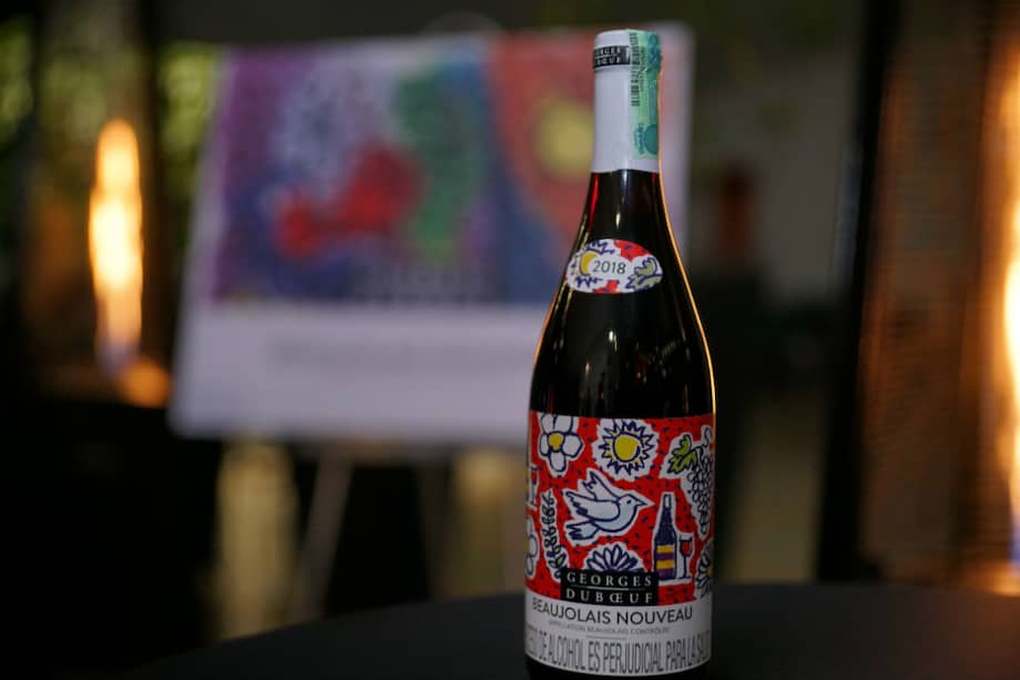 Una botella de Beaujolais Nouveau. / Foto: Cortesía