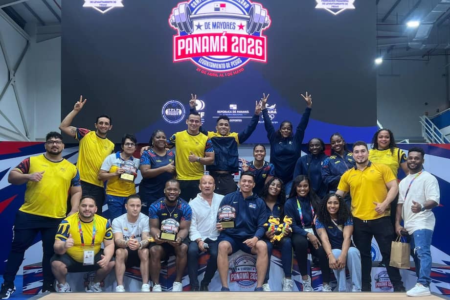 Delegación colombiana en el Campeonato Panamericano de Levantamiento de Pesas Panamá 2026.