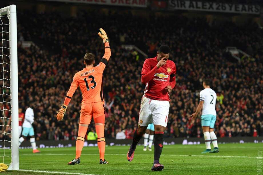 Anthony Martial, delantero del Manchester United. Foto: Manchester United