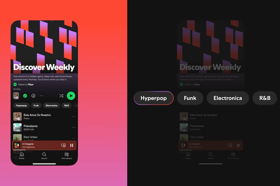 Desde DJ hasta listas creadas por ideas, Spotify permite encontrar la música perfecta para cada momento del día.