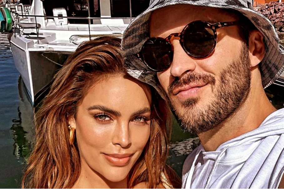 Sara Corrales y Damián Pasquini, su nuevo novio.