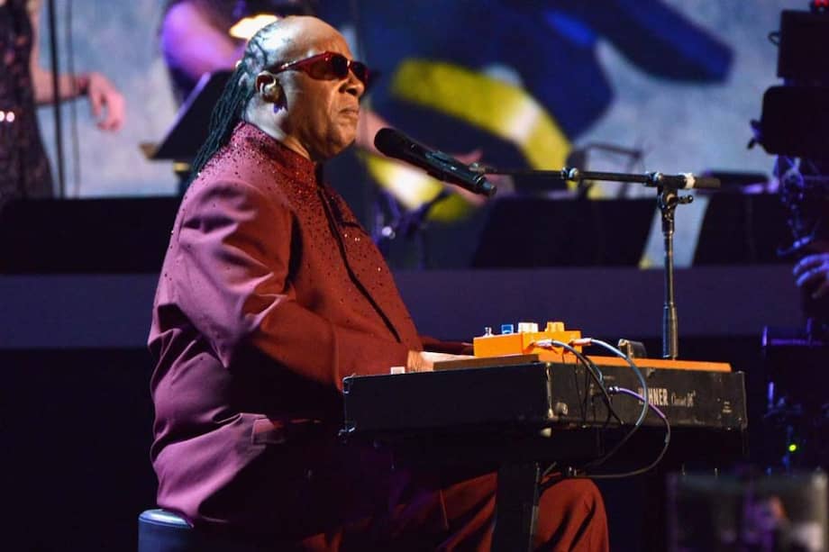 El músico Stevie Wonder.