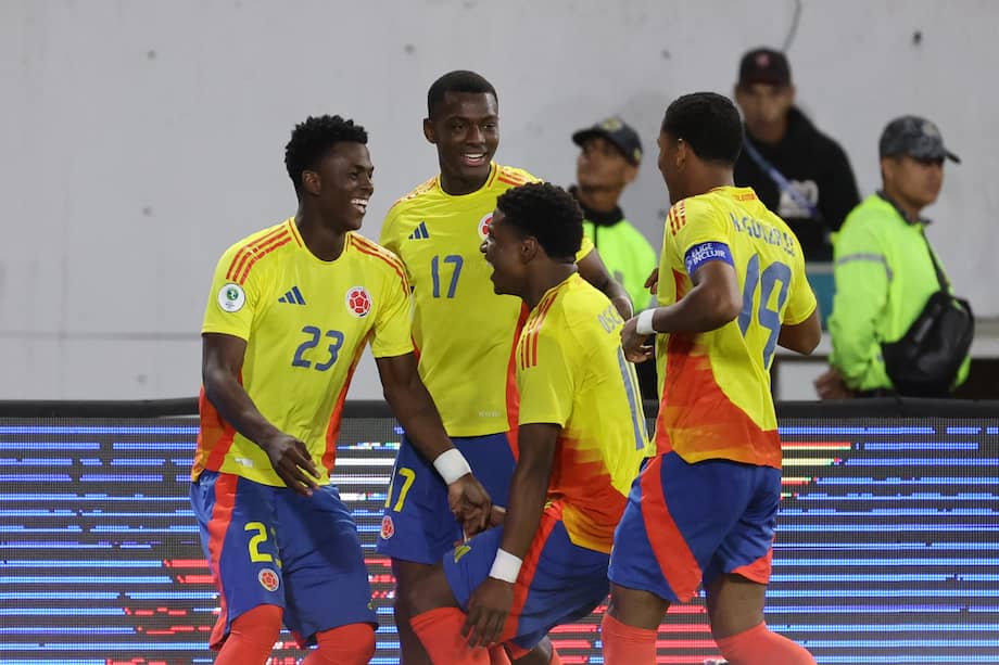La selección de Colombiana vienen de vencer a Chile en el cierre del Sudamericano sub-20.