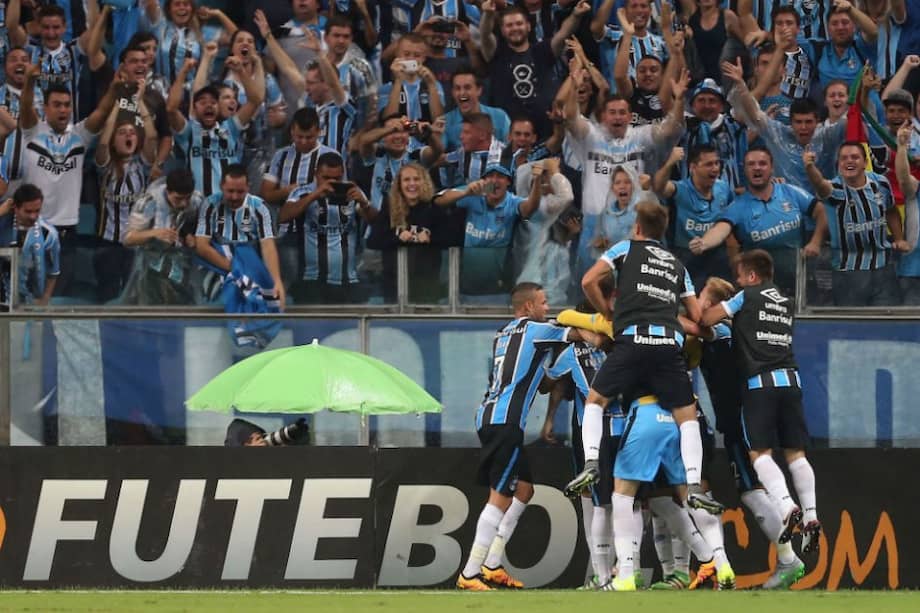 Gremio igualó 1-1 con San Lorenzo. Foto: AFP