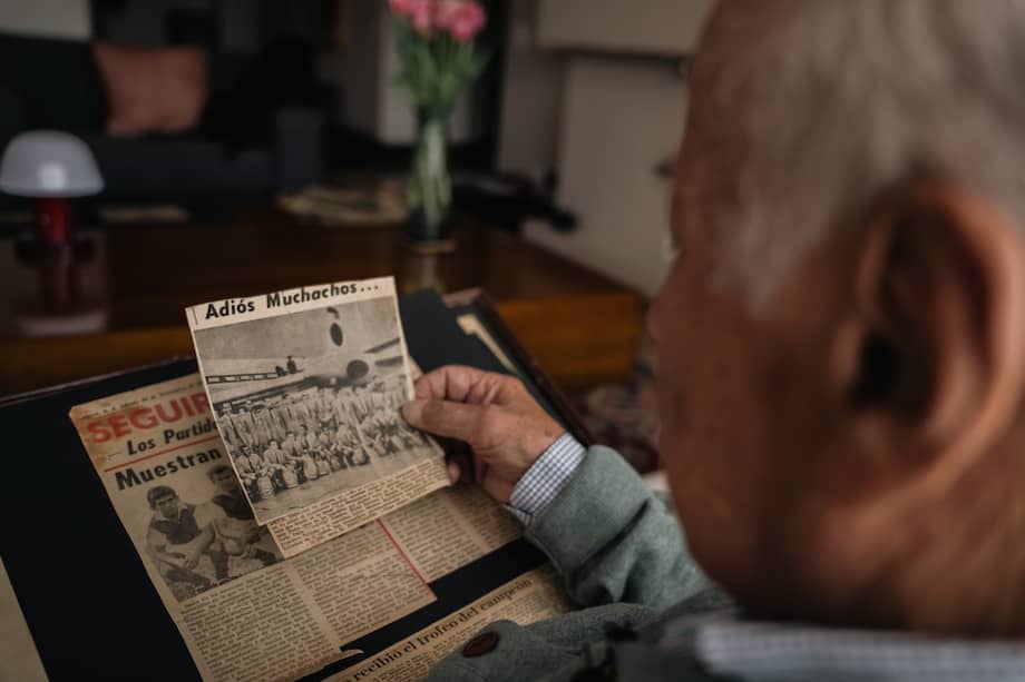 El "Mono" fue parte de la delegación de 22 jugadores que estuvo presente en el Mundial de Chile 1962.