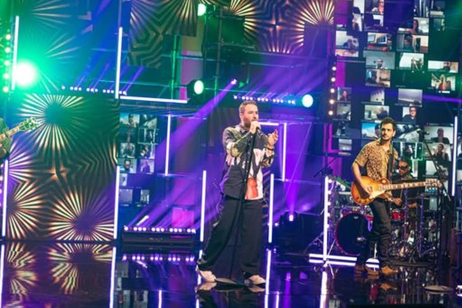 Reik durante el concierto del Live on Max.