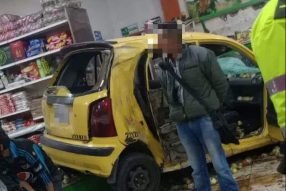 Accidente en la localidad de San Cristóbal.