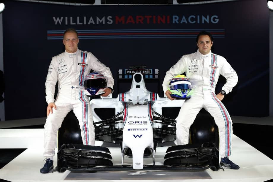 Felipe Massa y Valteri Bottas continuarán en Williams. Foto: AFP