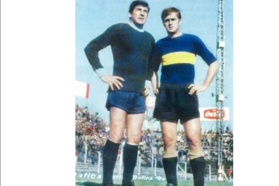 Marzolini (derecha) llegó a Boca Juniors en 1960 y estuvo hasta 1972.