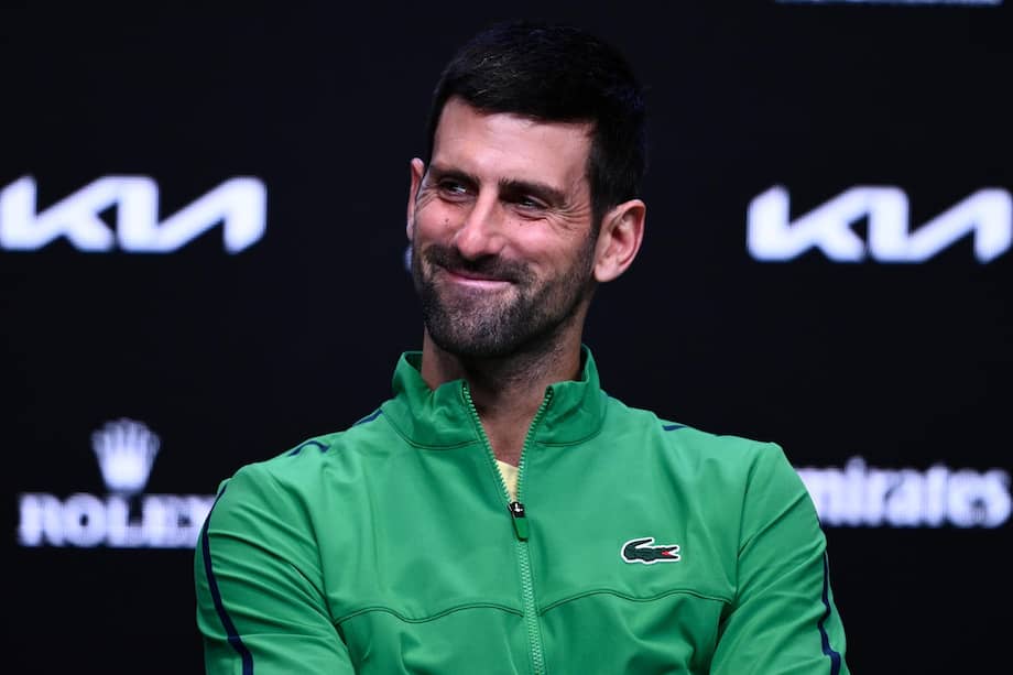 MELBOURNE (Australia), 01/02/2026.- Novak Djokovic of Serbia attends a press conference after losing the Men’s Singles final match at the Australian Open tennis tournament in Melbourne, Australia, 01 February 2026. (Tenis) EFE/EPA/JOEL CARRETT AUSTRALIA AND NEW ZEALAND OUT