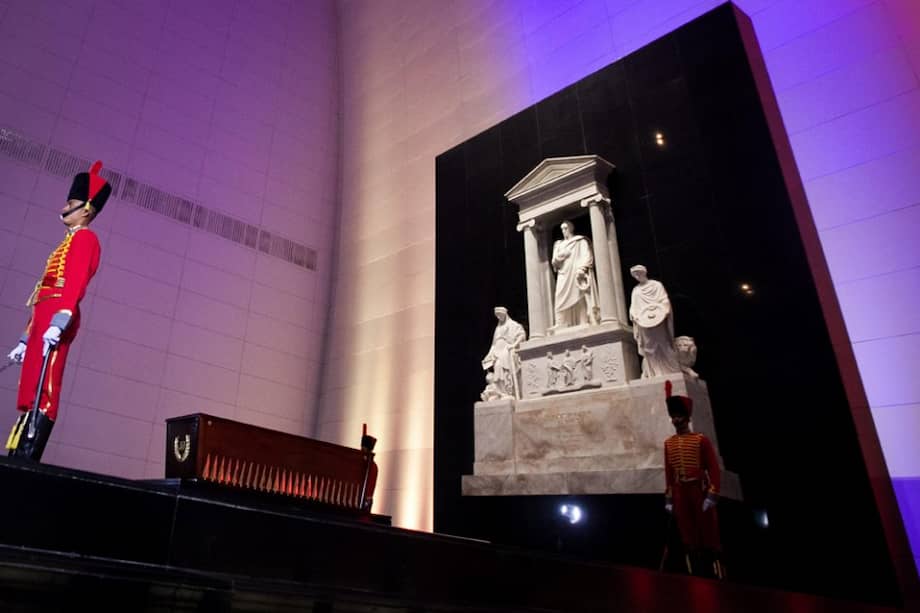 Así luce el mausoleo de Bolívar.
