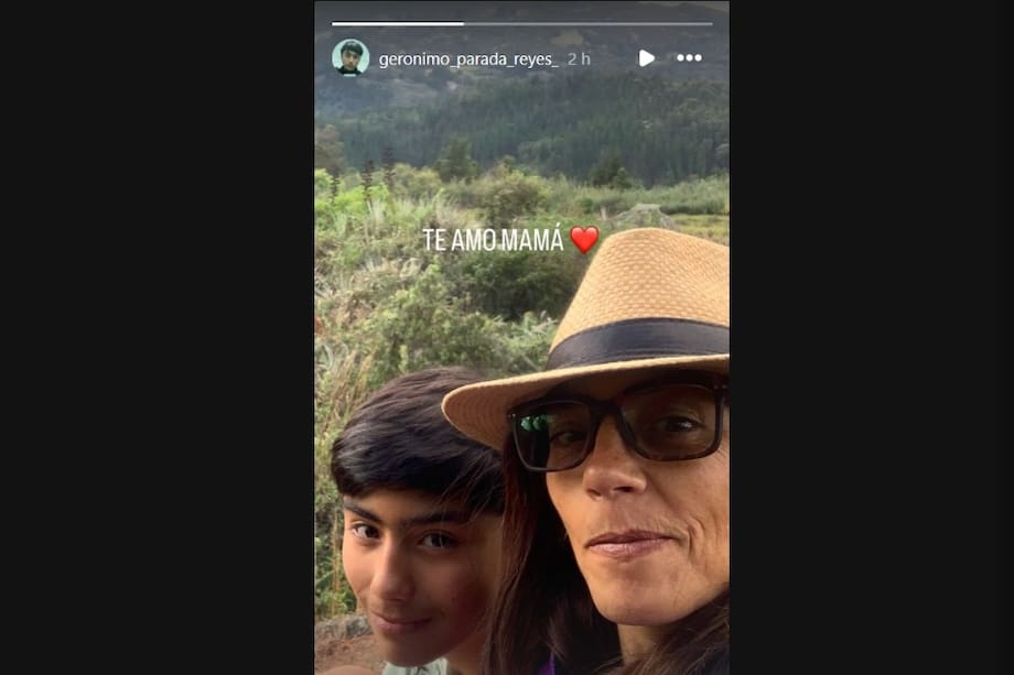 Gerónimo Parada Reyes, el único hijo que tuvo la actriz Sandra Reyes.
