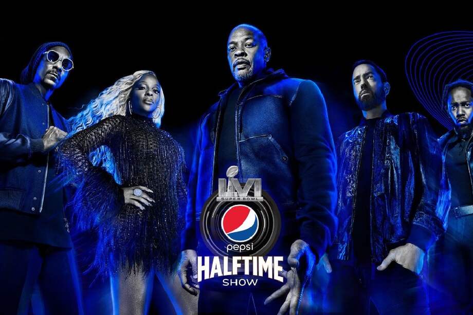 Portada oficial del medio tiempo del Super Bowl 2022.