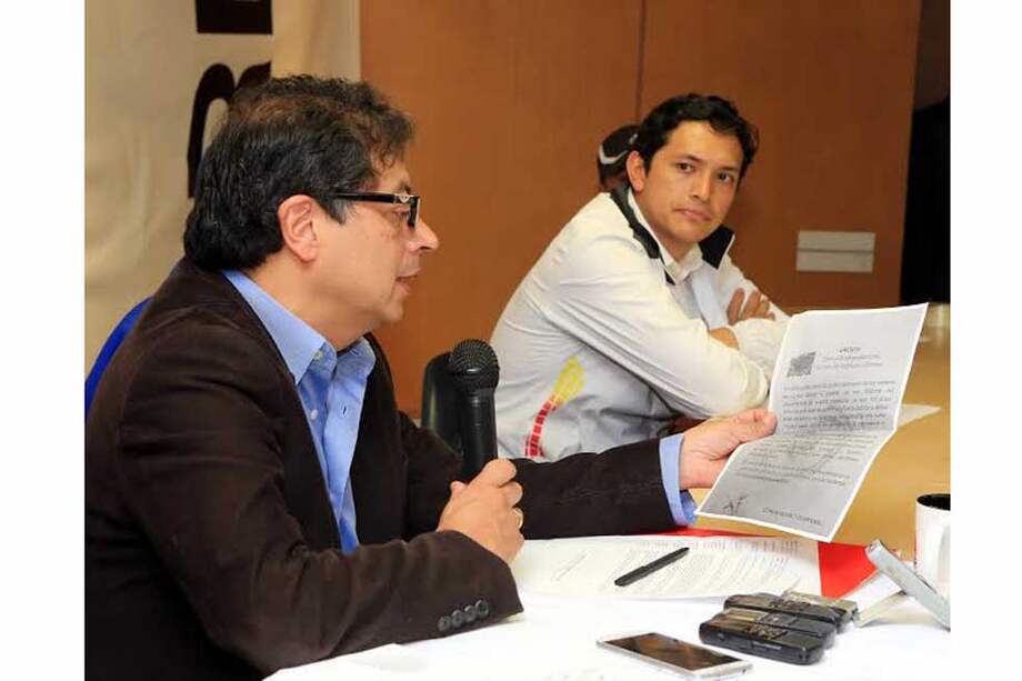 El alcalde Gustavo Petro.