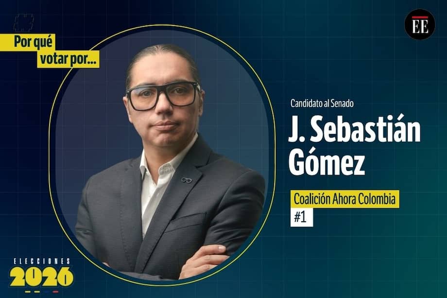 Por qué votar por Juan Sebastián Gómez, candidato al Senado.