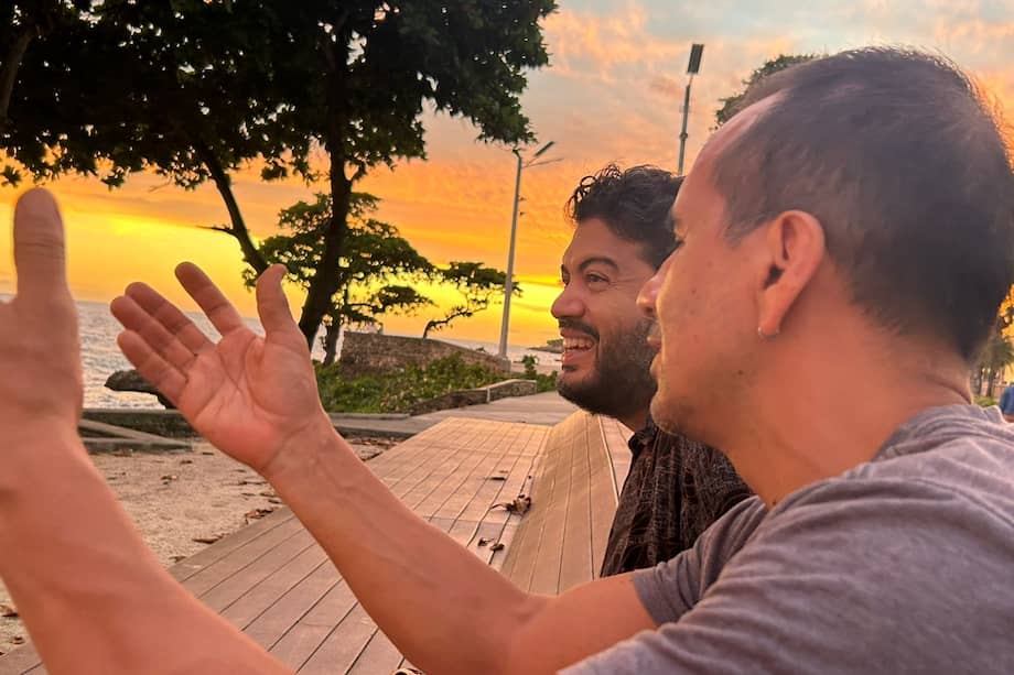 John Galán y Frank Báez en República Dominicana.