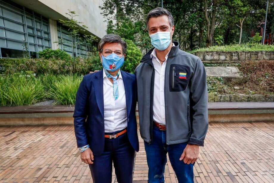 Claudia López y Leopoldo López.