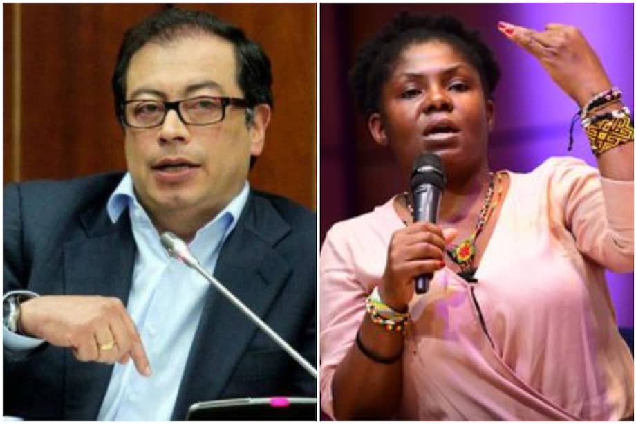 Gustavo Petro y Francia Márquez son dos de los líderes de mayor importancia en el Pacto Histórico. Según sondeos, esa sería la fórmula presidencial que se elegiría en las consultas de marzo de 2022.
