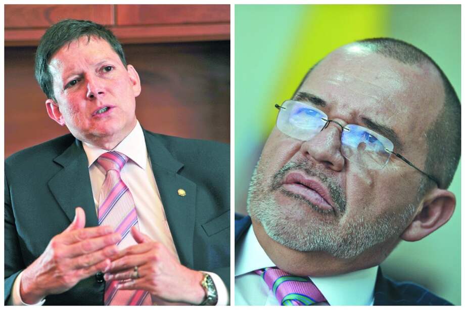 A la izquierda, Wilson Ruiz, exmagistrado del Consejo Superior de la Judicatura. A la derecha, Carlos Ardila Ballesteros, excongresista del Partido Liberal. / Archivo