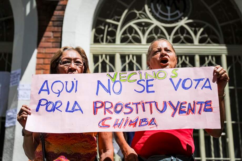 Crecen las protestas en Caracas en contra de la Constituyente de Nicolás Maduro. / EFE