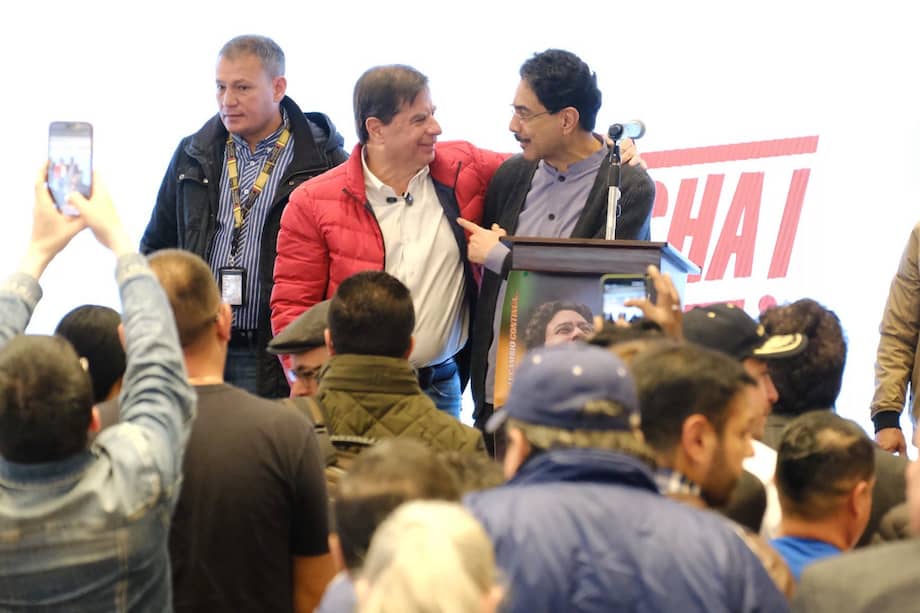 Juan Fernando Cristo e Iván Cepeda.