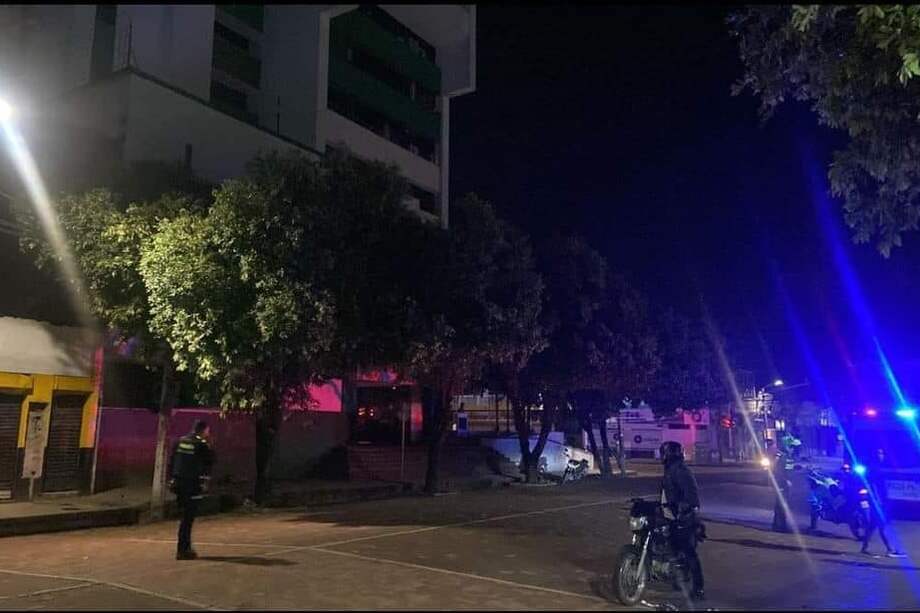 Tras la explosión, la Policía Nacional realizó un plan candado en el centro de la ciudad.