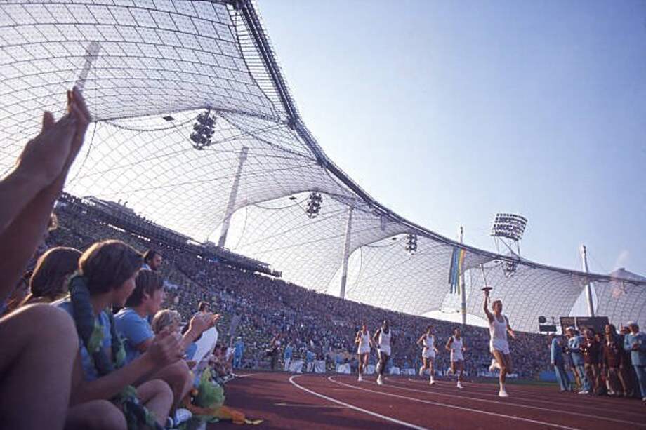 Ceremonia inaugural de las Olimpiadas de 1972 en Múnich, Alemania.
