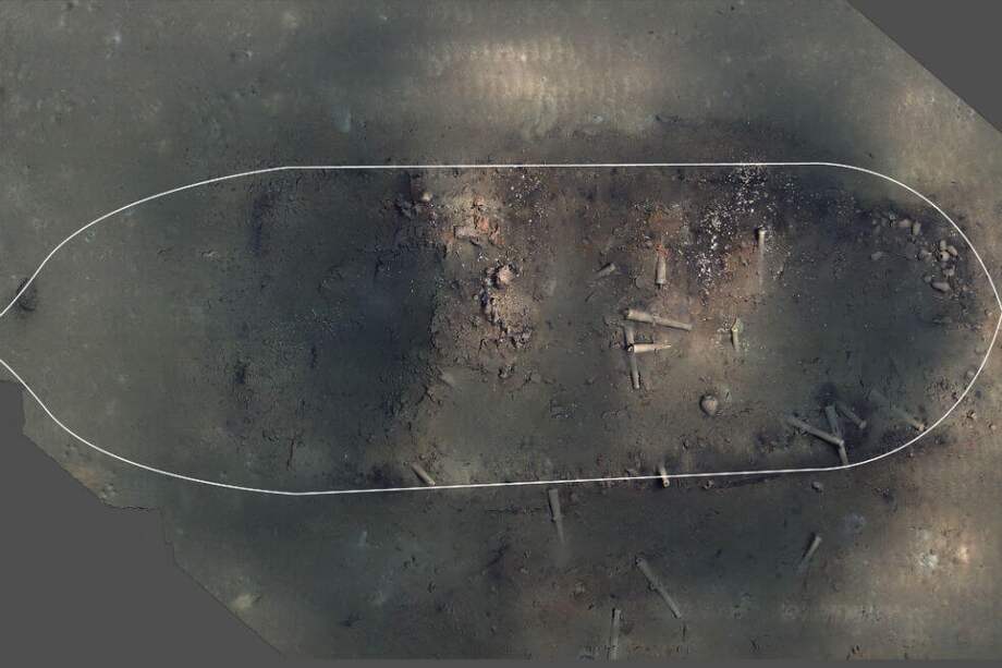 Imagen oficial del naufragio del galeón San José, publicada por el gobierno de Juan Manuel Santos. / Cortesía