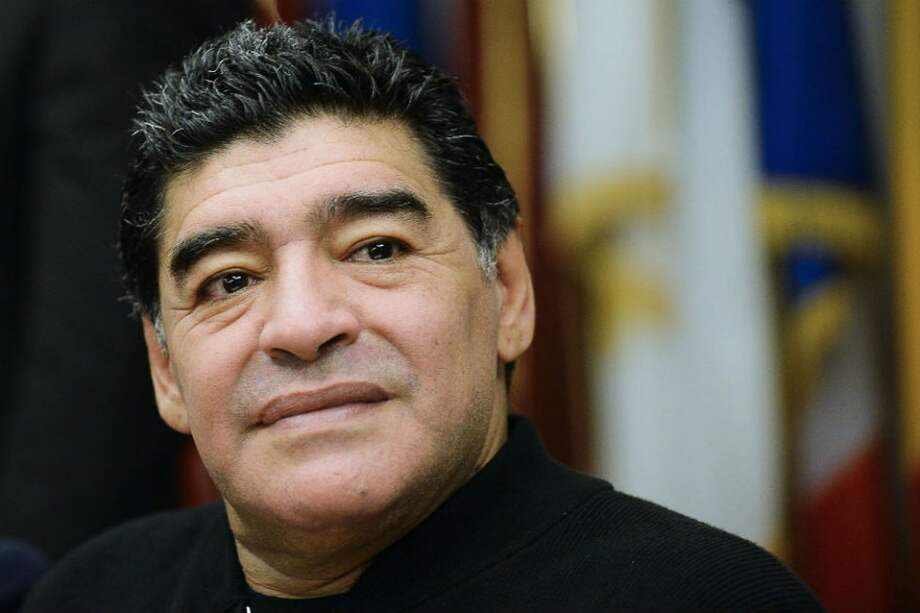 Diego Maradona, exfutbolista argentino. Foto: AFP
