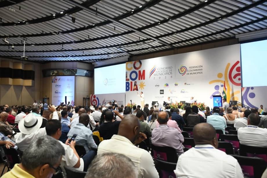 Congreso Nacional de los Municipios celebrado en Cartagena.