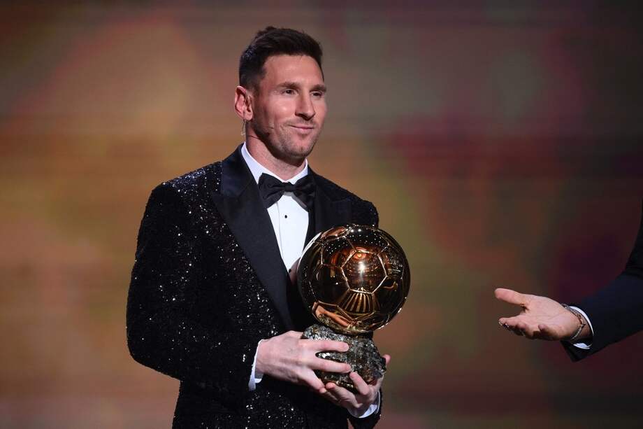 Messi, con su séptimo Balón de Oro. Es el jugador que más veces ha ganado este premio.