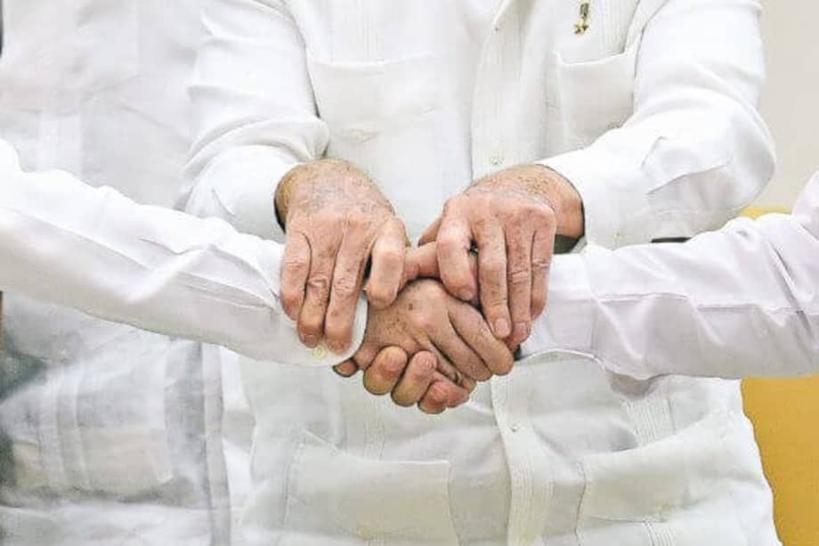 El acuerdo de paz con las Farc se firmó en noviembre de 2016. / EFE