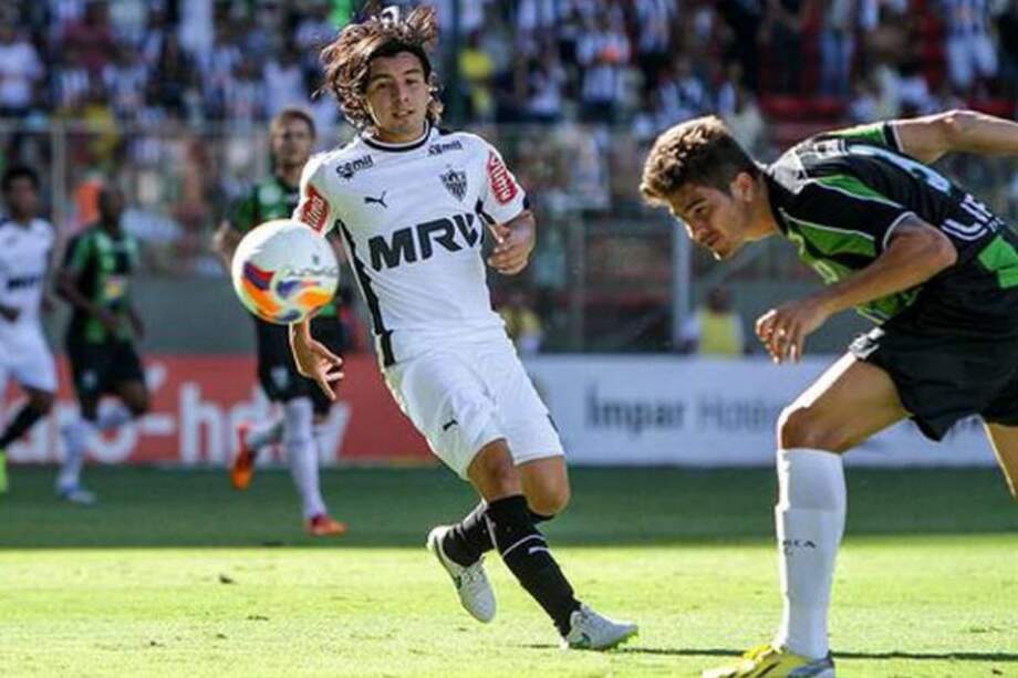 Sherman Cárdenas, mediocampista de Atlético Mineiro. Foto: AFP