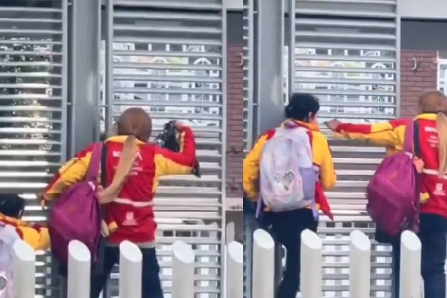 Las mujeres fueron grabadas cometiendo la infracción.