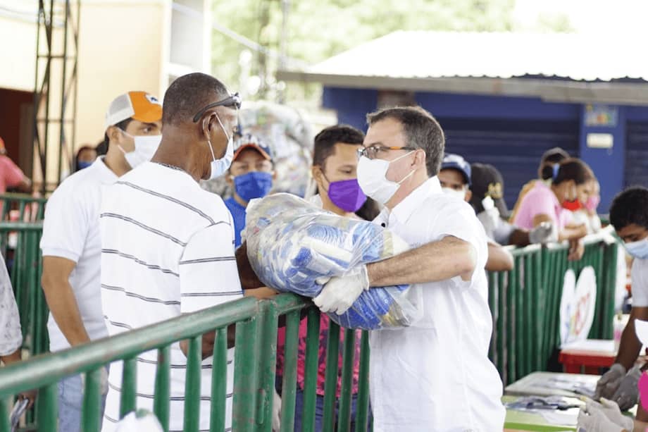 El alcalde de Sincelejo, Andrés Gómez.