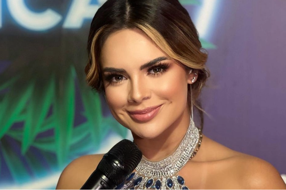 Alejandra Serje, presentadora de entretenimiento.