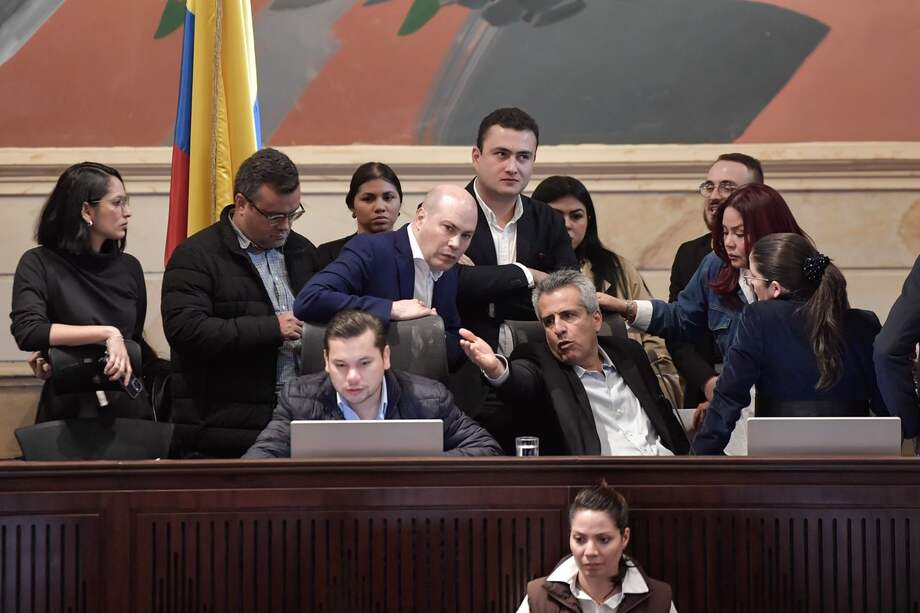 Cuarto debate de la reforma pensional en la plenaria de la Cámara de Representantes.