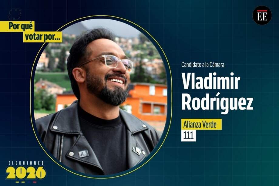Vladímir Rodríguez, candidato a la Cámara.