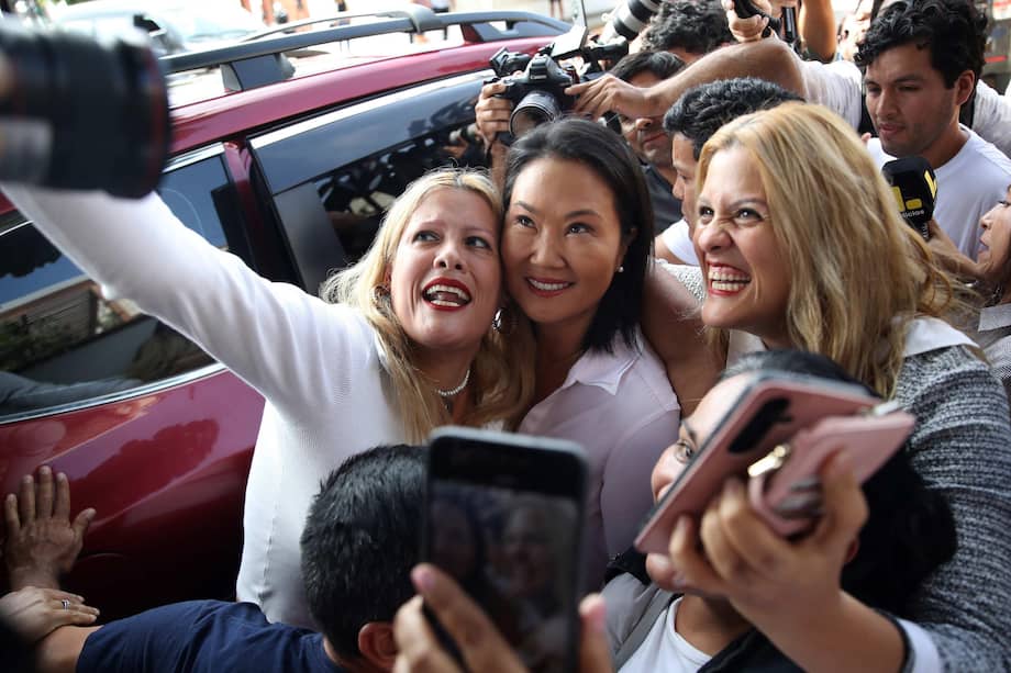 Keiko Fujimori expresa "serenidad y mucha gratitud" por liderar la segunda vuelta en Perú.