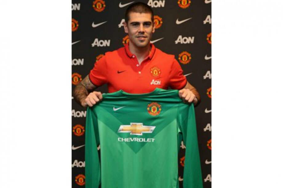 Víctor Valdes nuevo portero del Manchester United. Foto: Manchester United