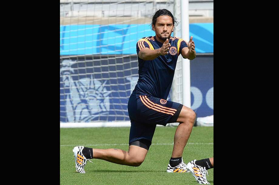 El mediocampista Abel Aguilar fue fundamental en la victoria de Colombia 3-0 ante Grecia. / EFE